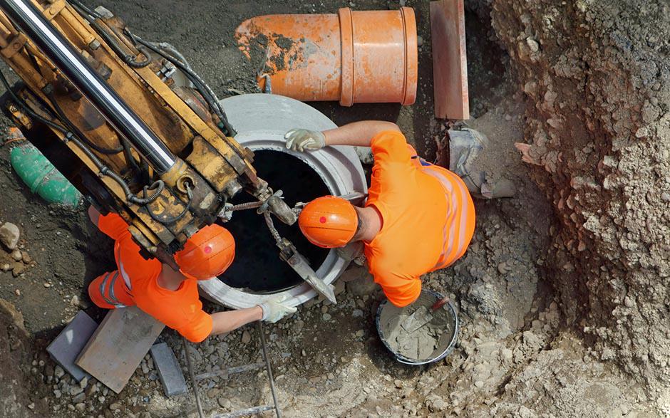 canalisation egout Fleurines